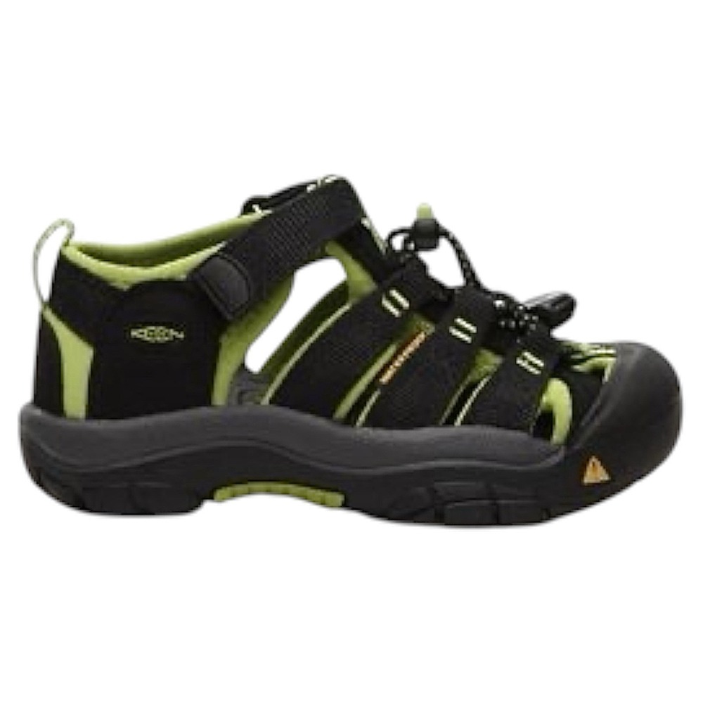 KEEN Newport H2 Kids Sandals Black Lime Green Waterproof Sport Hiking Shoes